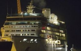 The Azamara Quest caught fire in the engine room and left with no energy 