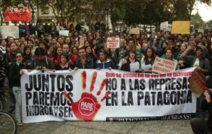The project has triggered massive protests throughout Chile 