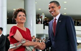 Obama approved support for military action in Libya while visiting the Brazilian Executive Planalto Palace March 2011