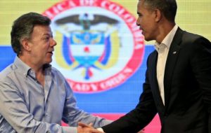 This FTA will create thousands, millions of jobs in the United States and Colombia, said Santos 