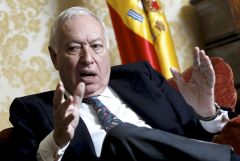 Foreign minister Garcia Margallo has considerably toned down his comments 