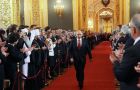 The president in a lavish ceremony in the Kremlin called for deep reforms in the economy to boost technology and investment (Photo: Afp)
