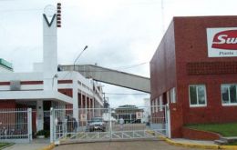 The closed plant in San Jose was sold to the province of Entre Rios 
