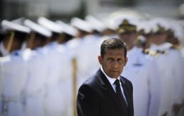 Humala replaced his Defence and Interior ministers after a serious setback in fighting Shinning Path (Photo AFP) 