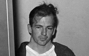 Lee Harvey Oswald, an admirer of Fidel Castro, ”but it was his (Oswald's) plan and his rifle, not theirs”