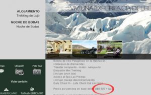 “Argentines must think in Pesos” but CFK hotel charges in Dollars!