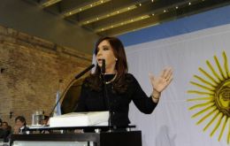 Cristina Fernandez proud that a worker will now run the ILO  
