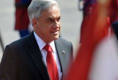 President Pi&ntilde;era has seen his support drop to 24% particularly over the unsolved education problem 