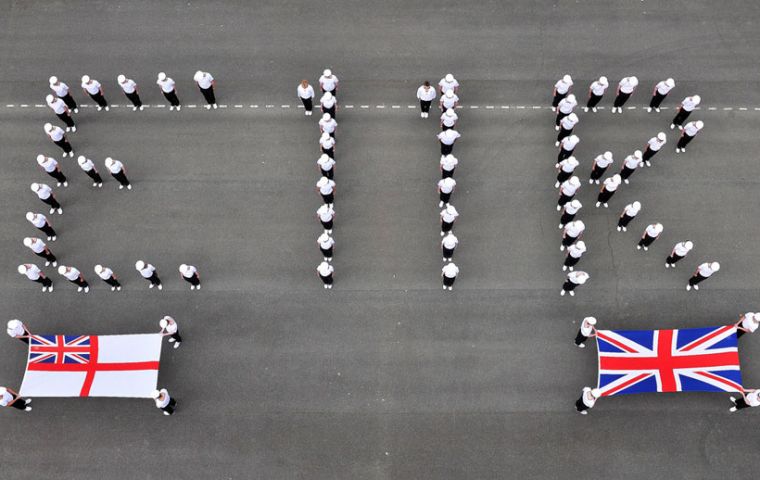 The Royal Navy and the other services also paid tribute to the Queen on occasion of the Diamond Jubilee year from around the world. 