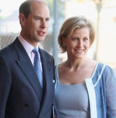 Prince Edward and Sophie arrive next Monday for a three day visit