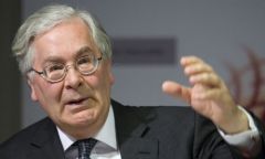 Sir Mervyn has said the Euro zone's woes is the biggest threat to UK economic recovery