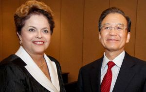 Dilma Rousseff and Wen Jiabao also agreed to cooperation in other fields 
