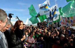 Our priority is to ensure jobs for our people, said Cristina Fernandez 
