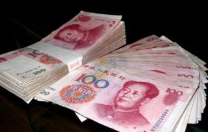 The Yuan economy is expected to have slowed down in the last three months 