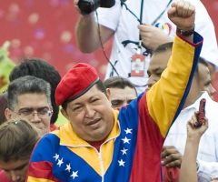 The Venezuelan president is currently on the campaign trail  