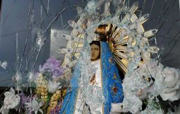 The hermitage has a statue of the Virgin of Lujan, Argentina’s patron saint (Photo: La Nacion)