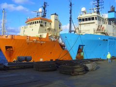 The Islands have plans to expand its port facilities for the growing oil industry 