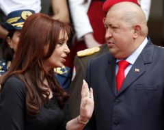 CFK with a good friend keen on re-re-re-elections