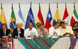 ALBA and Unasur member countries support Ecuador 