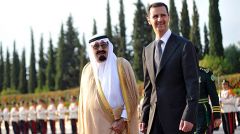 King Abdullah of Saudi Arabia and Syria’s Bashar Hafez al-Assad