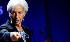 Ms Lagarde: three months to show improvement and avoid the red card
