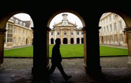The grounds of Cambridge University, ranked number 2