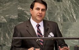 President Franco addressing the UN assembly recalled the holocaust of the Triple Alliance.
