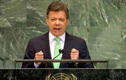 An opportunity that we cannot waste, President Santos told the UN Assembly