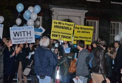 Argetine protestors in London