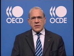 OECD Secretary General Gurria is also cautious about the report: &ldquo;no forecasts set on stone&rdquo; 