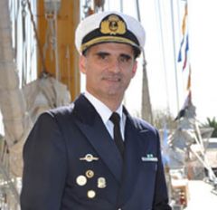 Captain Salonio hosted Ghana officials and contacts were established with Defence minister Joseph Henry Smith
