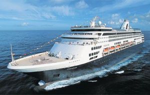 Holland America ship Veendam missed her calls to the Falklands 