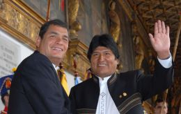 Evo Morales and Rafael Correa are willing to join, but….