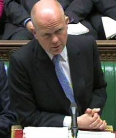 Foreign Secretary Hague will lay a written statement to the House of Commons on the issue of Gibraltar waters on Monday
