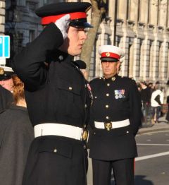 Zoran Zuvic Bulic of the FIDF after laying his wreath