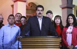 A grave faced Maduro made the announcement to the Venezuelan people 