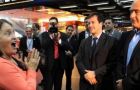 In Buenos Aires, top officials receive Ivonne at the symbolic event in Ezeiza