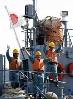 Japan's fleet ready to sail to the Antarctic