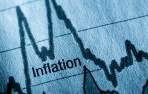 December recorded negative inflation, the first month in forty years