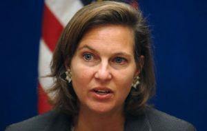 Victoria Nuland said Washington is concerned for Chavez health and wishing a speedy recovery