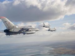 According to The Telegraph, additional troops, another warship and extra RAF Typhoon combat aircraft could be dispatched 