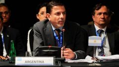 Deputy Foreign minister addressing the CELAC summit 