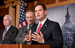 Hispanic Republican, Senator Marco Rubio, warned Obama not to ignore his party's concerns about border security