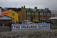 Falklands had no indigenous people living on them when first settled