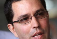 Minister and son in law Arreaza said the president still has difficulties in speaking 
