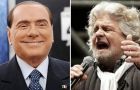 Berlusconi and Grillo campaigning against austerity managed 55% of the vote