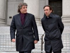Argentine Vice-president Boudou and Economy minister Hernan Lorenzino at New York