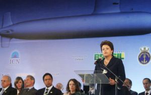 President Rousseff: “to affirm Brazil on the world stage and develop in an independent sovereign way”