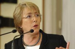 She was the first woman president of Chile and left office with exceptional support