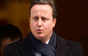PM Cameron earlier in the week referred to the referendum saying “the white smoke over the Falklands was pretty clear” 
